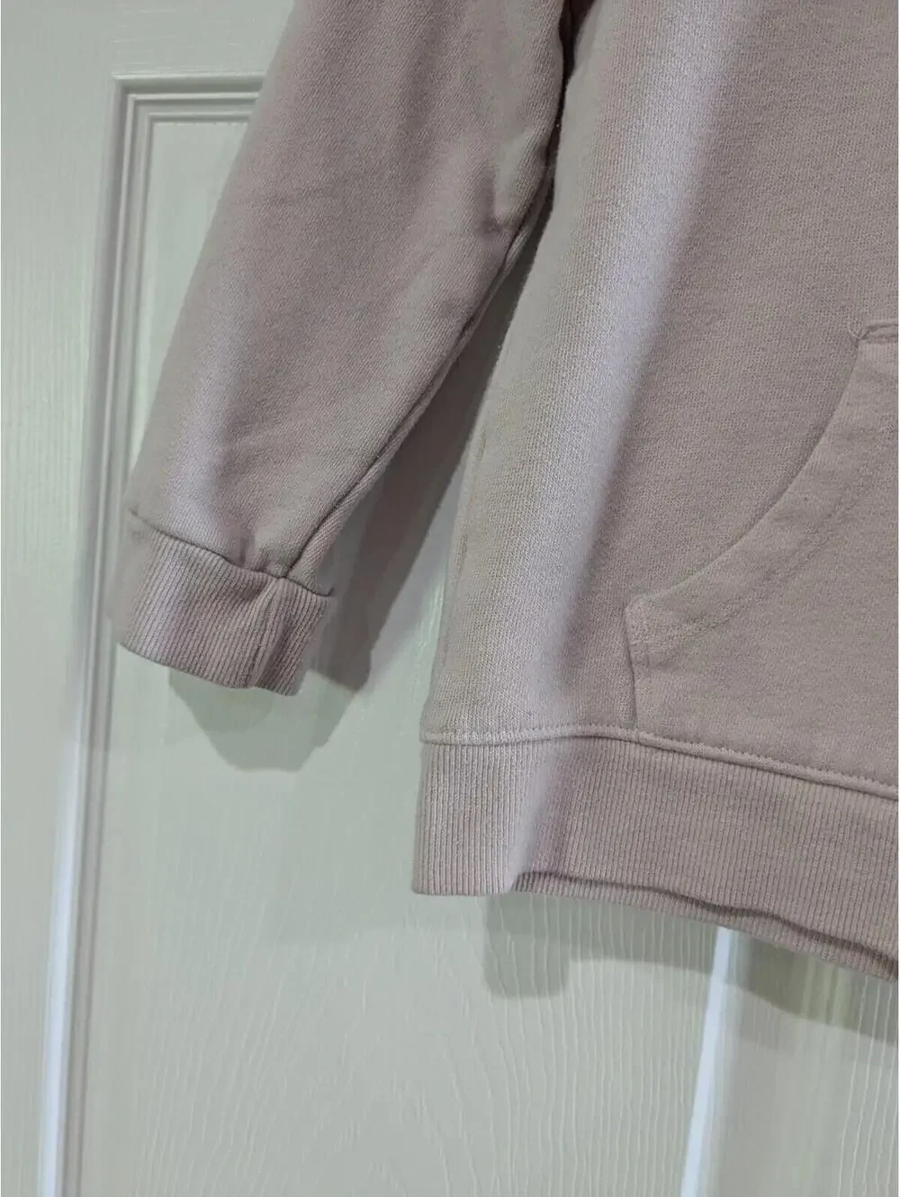 Cat & Jack Girl's Hoodie Sweatshirt, Light Pink, Gold Floral Heart, Small 6/6X